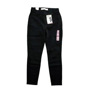 NEW Levi Signature Maternity 28X28 Pull On Skinny Black Jeans Size Stretch
